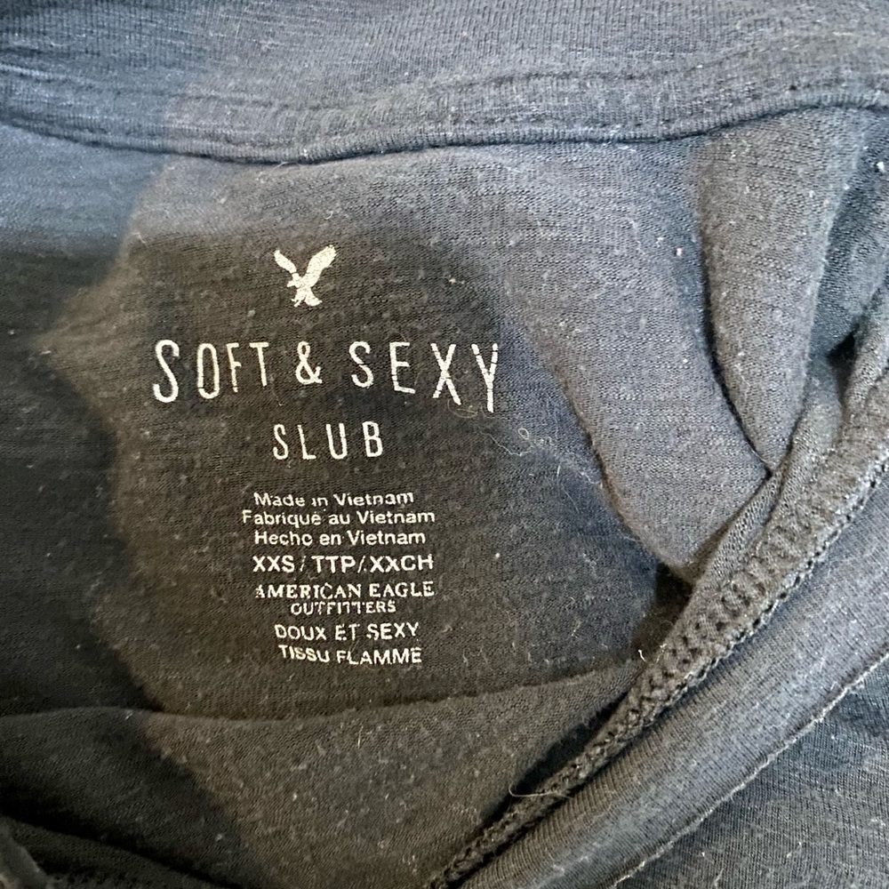 Xxs plain black tshirt